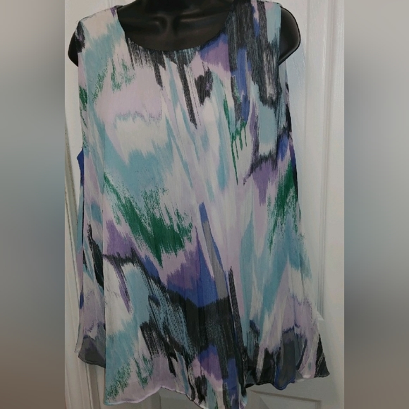 DKNY sleeveless breezy top - Picture 4 of 7